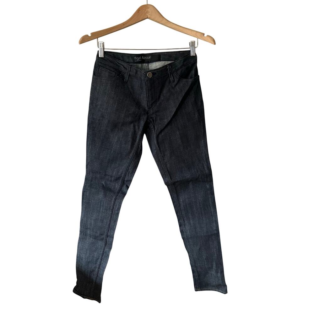 Yigal Azrouel Blue Cotton Skinny Jeans Size 0